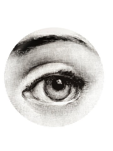 Fornasetti - plate - unisex - China - One Size - Black