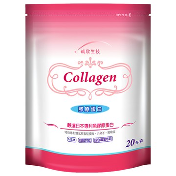 統欣生物科技 膠原蛋白  4.5g  20包  1袋
