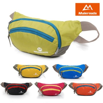 maleroads 多功能輕便 運動腰包 跑步 自行車 手機 錢包 鑰匙 隨身物品收納 肩揹包