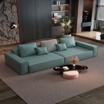 【obis】豆腐塊沙發(五人座300cm)五人位#墨綠色