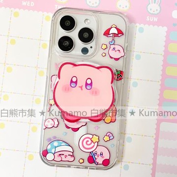 適用iphone17promax蘋果16手機殼MagSafe磁吸14支架13透明12甜品11蛋糕15吃貨星之卡比少女無線充電17保護套