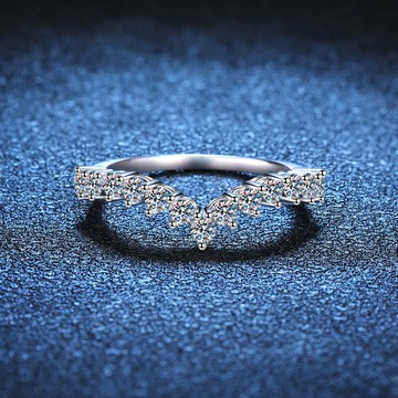 【巴黎精品】現貨+預購 莫桑鑽石戒指飾品配件925純銀戒指婚戒鑽戒-0.78克拉對戒莫桑鑽戒指a1cn148