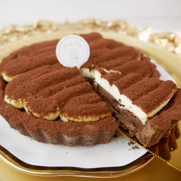 【嗜甜女子】純濃生巧克力提拉米蘇塔（六寸）｜生日禮物