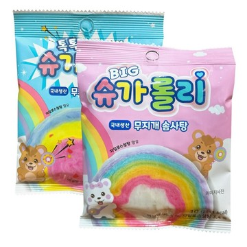 #悠西將# 韓國 Sugar Rolly 彩虹棉花糖 棉花糖 造型棉花糖 跳跳糖風味 原味