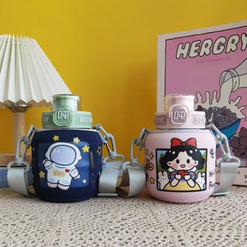 王一博同款bottledjoy暖噸噸桶杯套保溫杯套保護套0.5L 1L水壺套