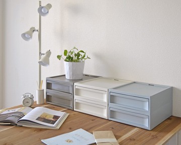 日本 RISU 北歐風堆疊抽屜櫃組 S -四種顏色可選