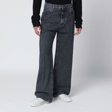 Black washed over jeans