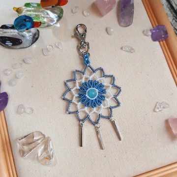 C048-手工編織曼陀羅吊飾