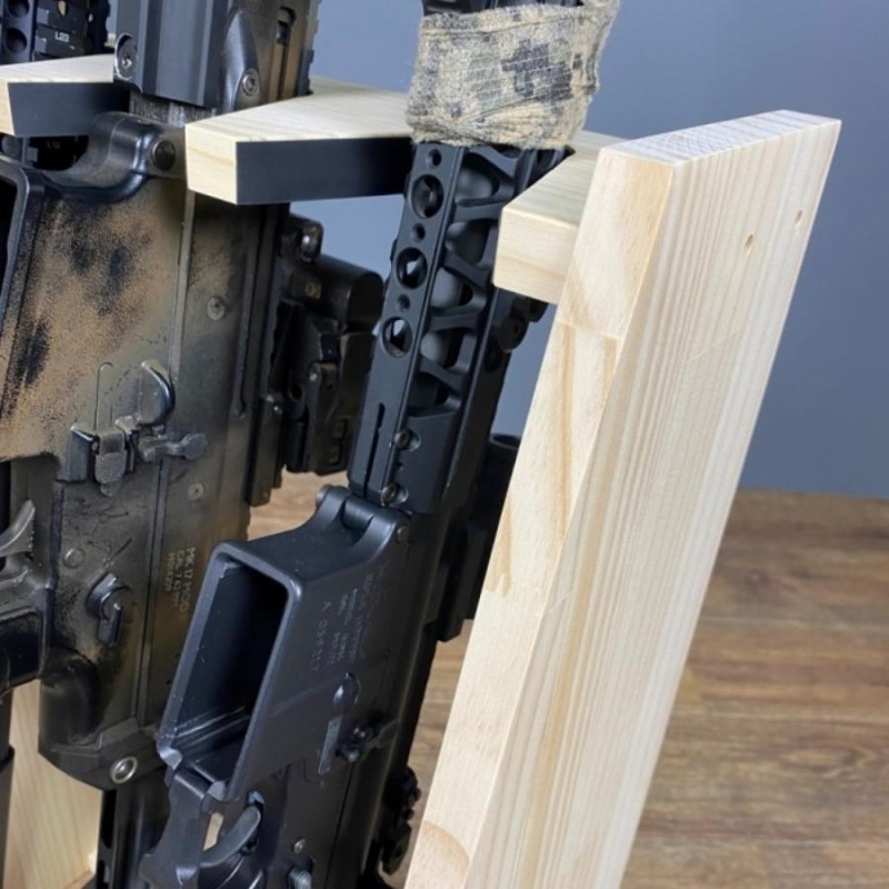 WOOD WORKS 日本製 ライフルスタンド 3丁掛 + マガジンラックセット Amazon｜WOOD WORKS 日本製 ライフルスタンド 3丁掛 + マガジン
