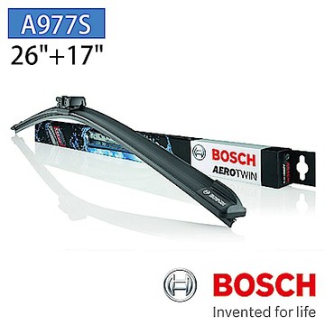 【BOSCH 博世】AERO TWIN A977S 26 /17 汽車專用軟骨雨刷