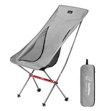 Naturehike 挪客 鋁合金折疊月亮椅 YL06款 NH18Y060-Z  銀沙灰  1張