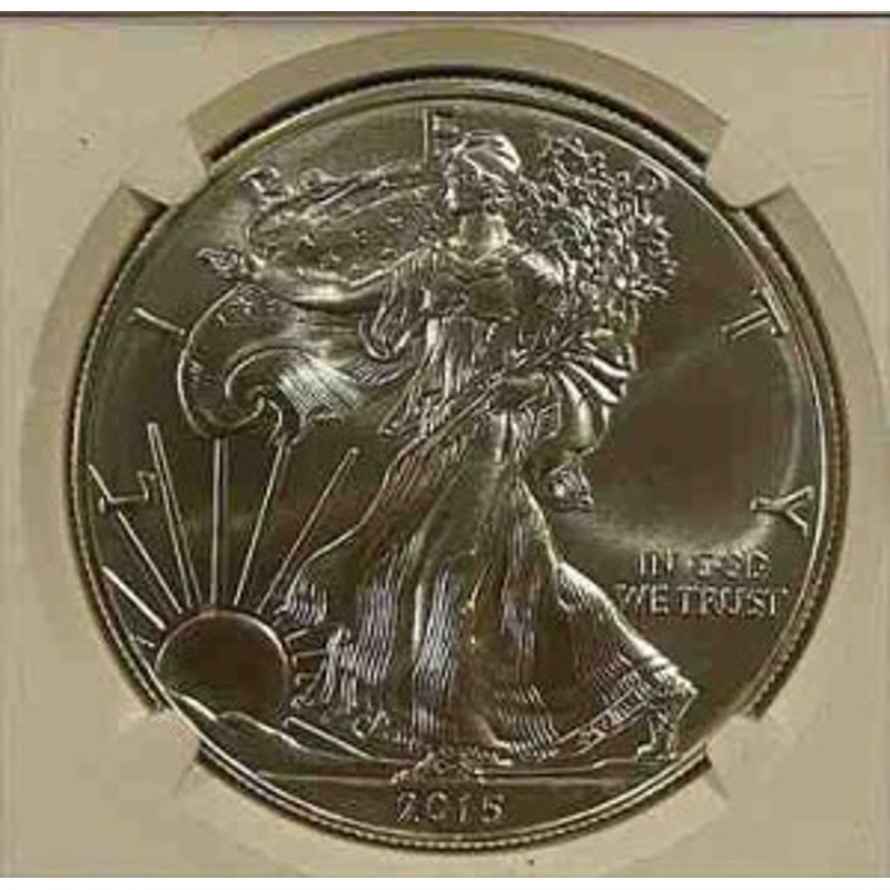 アンティークコイン コイン 金貨 銀貨 SILVER EAGLE NGC MS70 STRUCK