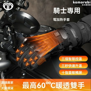 【速熱三檔調溫】電熱手套 摩托車手套 騎行手套 防寒手套 觸屏手套 充電加熱 戶外滑雪 冬季騎行必備