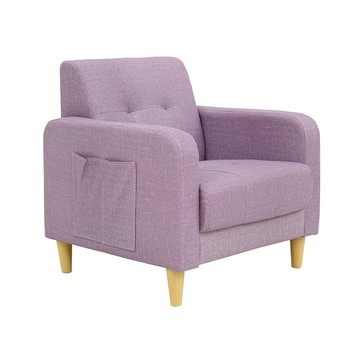 靚靚耐磨單人皮沙發/五色單人紫色