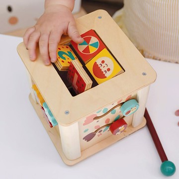 【美國 Mentari】多功能感統益智箱(木製玩具/蒙特梭利)