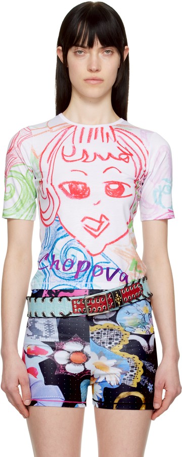 Chopova Lowena 白色 It's Me! Short Sleeve Jersey T 恤