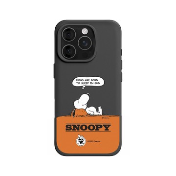 iPhone 16 Pro SolidX 黑 - 史努比 Snoopy 75th Anniversary - 75週年-休息一下