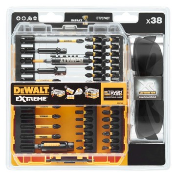 DEWALT 得偉 高扭力起子頭38件組 + 護目鏡 DT70740T-QZ  1套