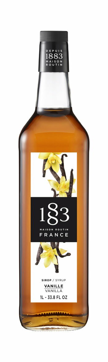 1883 糖漿系列-【香草糖漿 口味 Vanilla】，法國原裝進口1000ml【良鎂咖啡精品館】