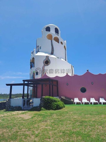 澎湖人魚之丘童話圓柱形旋轉城堡名宿｜澎湖縣馬公市雞母塢
