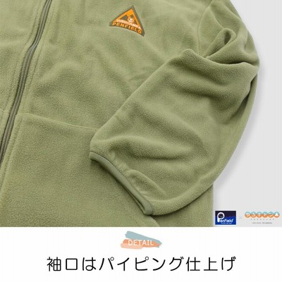 ペンフィールド × ゆるキャン△ グッズ レディース  刺繍 マイクロフリース パーカー S M L XL ペンフィールド × ゆるキャン△ グッズ レディース 刺繍