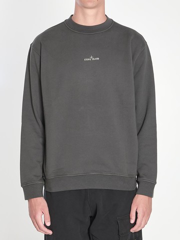 Sweatshirt With Industrial Flow Print
