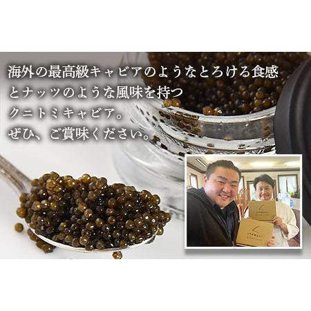 ふるさと納税 ＜クニトミキャビア 日本酒フレーバー 20g（20g×1）＞翌月末迄に順次出荷 宮崎県国富町