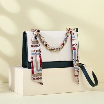 法國小眾輕奢女包包2026新款洋氣單肩斜挎包潮時尚真皮鏈條小方包