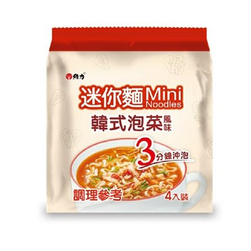 維力 迷你麵-韓式泡菜風味(20g*4入/組) [大買家]