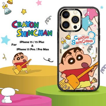 蠟筆小新適用iPhone15手機殼支持magsafe磁吸無線充電卡通可愛蘋果15promax防摔全包鏡頭新款透明正版保護套