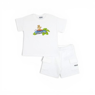 MOSCHINO Kids  BB 兩件組-短袖T恤短褲