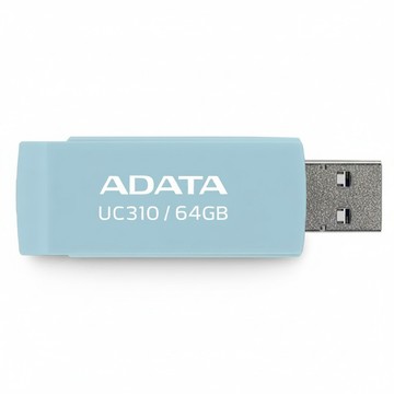 ADATA 威剛 USB3.2 旋轉隨身碟 UC310 藍色  1個  64GB