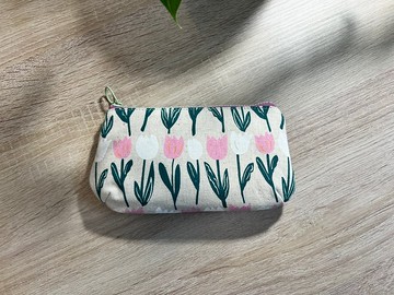 【現貨】便攜式拉鍊化妝包 &眼鏡收納袋 立體蓬蓬感