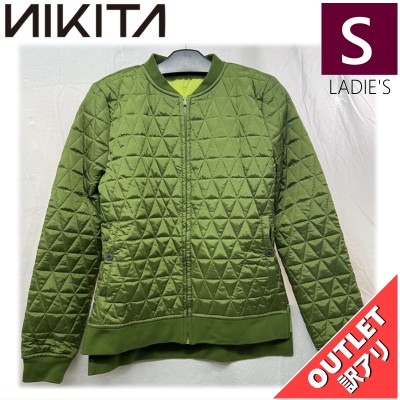 OUTLET】 NIKITA SITKA JKT BIG LOGO Sサイズ レディース スノーボード