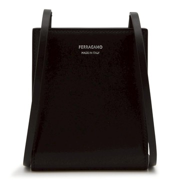 Salvatore Ferragamo Black Leather Wallet