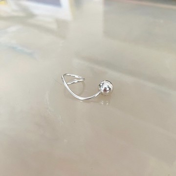 鐘擺球球雙指戒