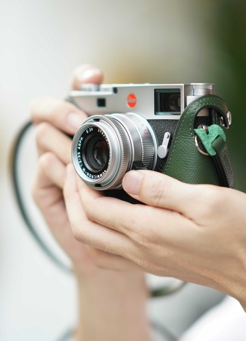 適用機型M7/M6/MP/M4/M3/M2/M1/MD/MP 手掌紋皮革相機底座皮套