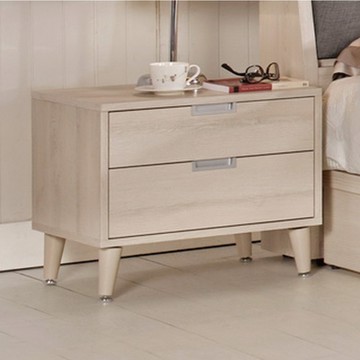 文創集 艾嘉柏 淺橡1.8尺二抽床頭櫃-54x40x46cm免組