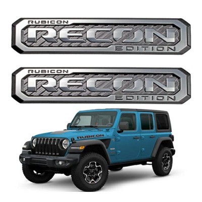 MOPAR純正 Rubicon Recon EDITION フェンダー サイド エンブレム 左右セット 18y- ジープ JL ラングラー、20y-  JT グラディエーター | LINEブランドカタログ