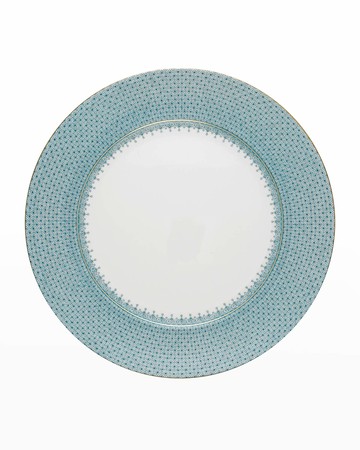 Turquoise Lace Service Plate