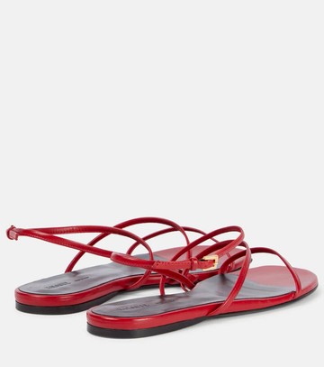Khaite Loop leather sandals