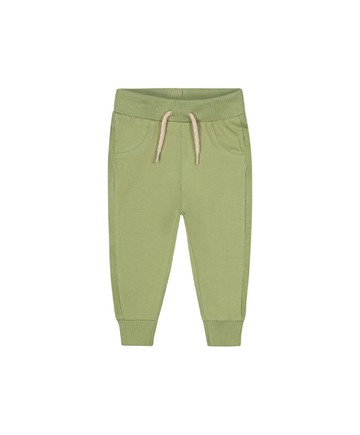 素面綠色縮口長褲62cm