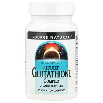 Source Naturals, 還原型谷胱甘肽複合物，柳丁味，50 毫克，100 片