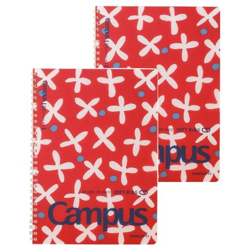 KOKUYO 國譽 Campus SOUSOUIII軟線圈筆記本B5 252 x 197mm  蘿蔔草  2本