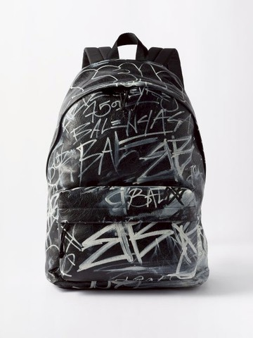 Balenciaga backpack graffiti new arrivals