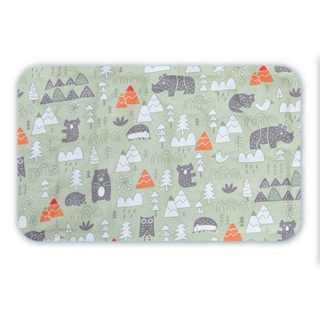 【摩達客】清涼凝膠軟冰涼墊（綠色森林L號）-夏日解暑首選熱銷品_廠商直送