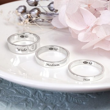 經典銀戒 925純銀戒指 刻字訂製 男戒 女戒 應援小物 訂做戒指