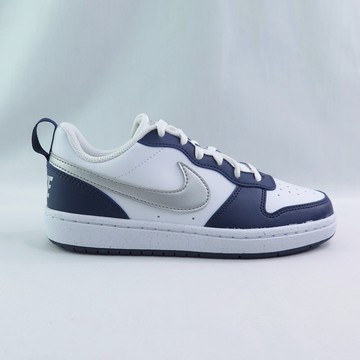 NIKE DV5456135 Court Borough LOW 女鞋 大童休閒鞋 白x藍銀【iSport愛運動】