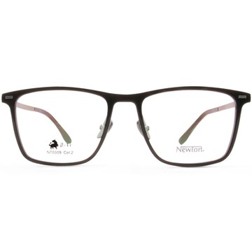 NEWTON︱高貴光彩 方形眼鏡︱榛果棕