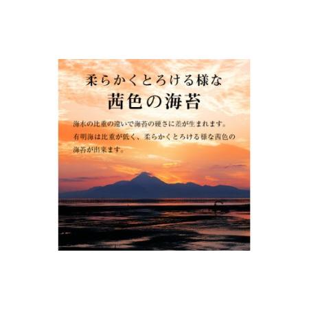 ふるさと納税 有明海苔　味海苔　大丸ボトル 8切80枚 (板のり10枚分) 8本セット 福岡県嘉麻市